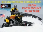 Kfi Snow Plow Kit Can-am Outlander 500 54" '07-'12 Mount /push Tube New. Price: $678.85.