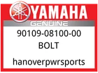 Yamaha Oem Part 90109-08100-00 Bolt New. Price: $8.49.