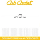 Cub Cadet 710-3198 Screw 3/8 16X3.5 GR5 42 52 72 Snowblade Plow Manual Fire New. Price: $17.95.
