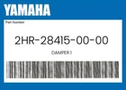 Yamaha Genuine Damper 2HR-28415-00-00 New. Price: $14.53.