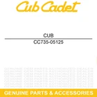 Cub Cadet 735-05125 Rubber Bumper Challenger 4X2 400LX New. Price: $11.95.
