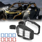 Rear Side Mirrors Led Spot Light Break Away For Can-am Maverick X3 Max Roll Bar New. Price: $52.86.