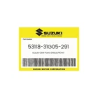 Suzuki Genuine Grille,front 53118-31G05-291 New. Price: $182.24.