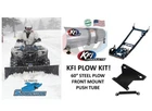Kfi '13 -'25 Can Am Renegade 500 570 650 Plow Kit / 60" Steel Straight New. Price: $712.85.