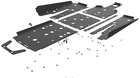 Seizmik 76-10165 Kit Skid Plate With Rock Sliders New. Price: $699.99.