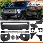Front Black Bumper Cover Grille Fog Light Assembly For 2014-2021 Toyota Tundra New. Price: $199.99.