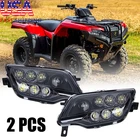 Black Led Headlights Hi-low Beam 14-19 Honda Rancher 420 Foreman 500/RUBICON New. Price: $199.00.