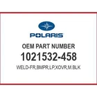 Polaris Front Bumper Weld, Matte Black 1021532-458 Oem New. Price: $374.99.