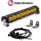 Baja Designs 10" S8 Amber Cornering Hood Light Bar Kit For 18+ Polaris Rzr Xp New. Price: $369.90.