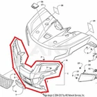 Arctic Cat Alterra 700 Xt Front Bumper Grille Cover Fascia New Oem. Price: $229.95.