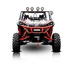 Hmf '13-'18 Can-am Maverick Hd Front Bumper Red New. Price: $399.95.