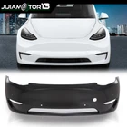 Fit For 2020-2023 Tesla Model My Front Bumper Cover Replacement 1493736-S0-A New. Price: $131.89.