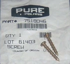Polaris Pure Oem Nos Snowmobile Atv Pwc Screw Pack Of Two 7518046 New. Price: $7.89.