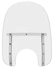 Memphis Shades Slim Windshield (7IN. Cutout) - 17IN. Clear MEM4210 New. Price: $197.95.