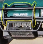 Polaris Ranger 2001-2004 Series 10 & 11 Front Brushguard 2874961-418 Sw New. Price: $95.00.