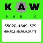 55020-1649-379 Kawasaki Guard,skid,fr,m.grays 550201649379, New Genuine Oem Part. Price: $57.85.