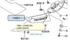Kawasaki Oem 14091-0252-6Z Covertail Lampf.bla New. Price: $43.20.