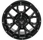 Quadboss Barbwire Atv/utv Wheel 14X7 5+2 4/137 Milled Black New. Price: $246.99.