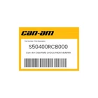 Can-am Genuine Pare Chocs Front Bumper S50400RCB000 New. Price: $207.49.